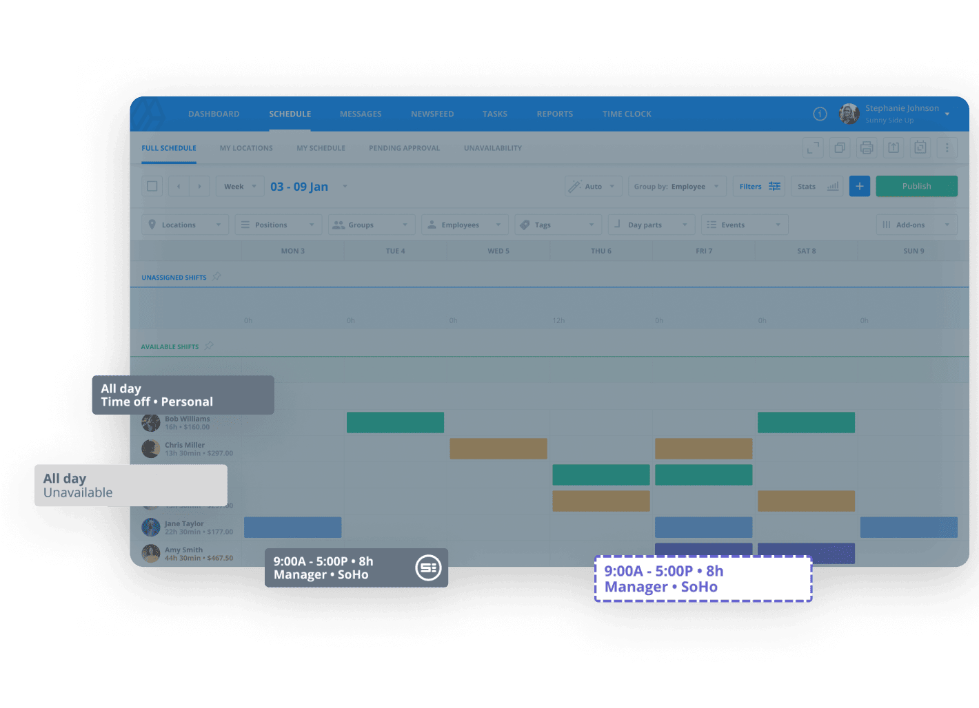 Avoid scheduling conflicts